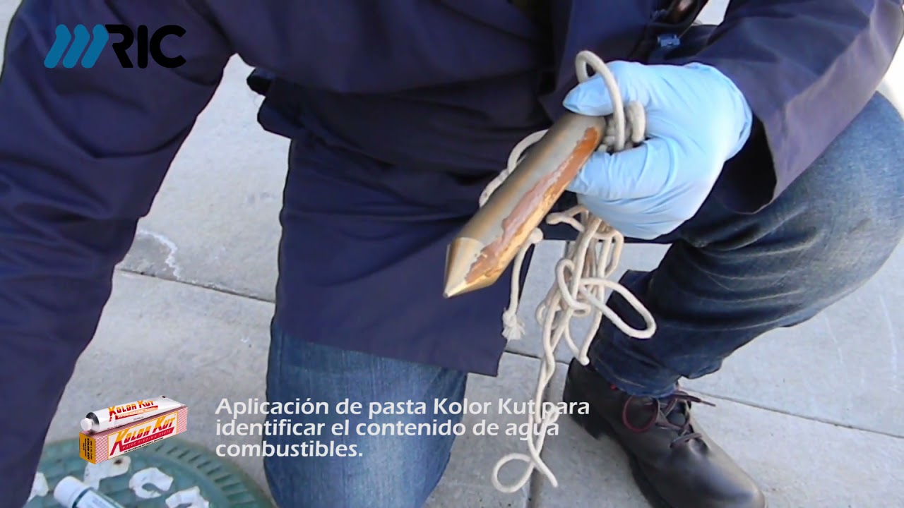 Revisión de agua en combustibles