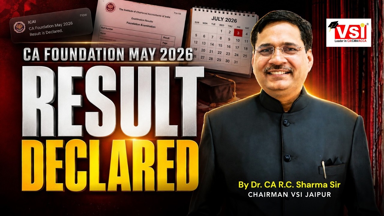 CA Foundation Result May 2026 Declared 🎉| Congratulations to All Students!