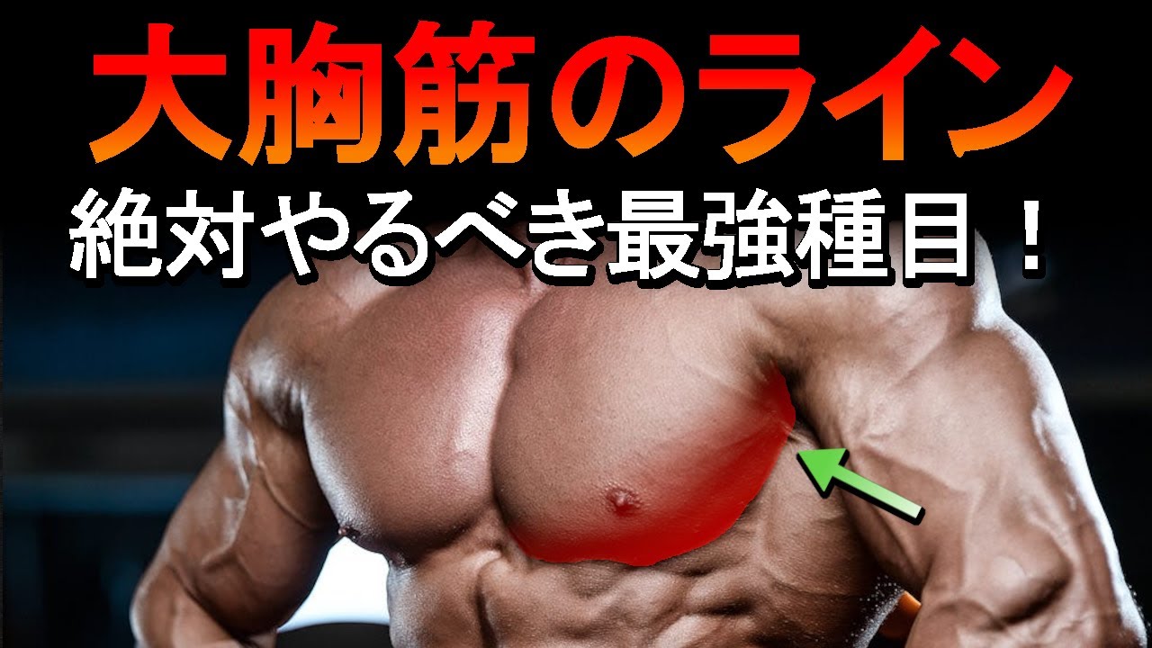 大胸筋下部のラインが欲しいならこれをやれ！絶対やるべき最強種目と筋トレ法を科学的に徹底解説！