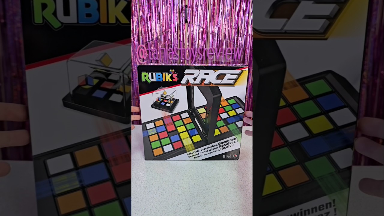 #asmr  Unboxing Rubik's Race Board Game 🧮