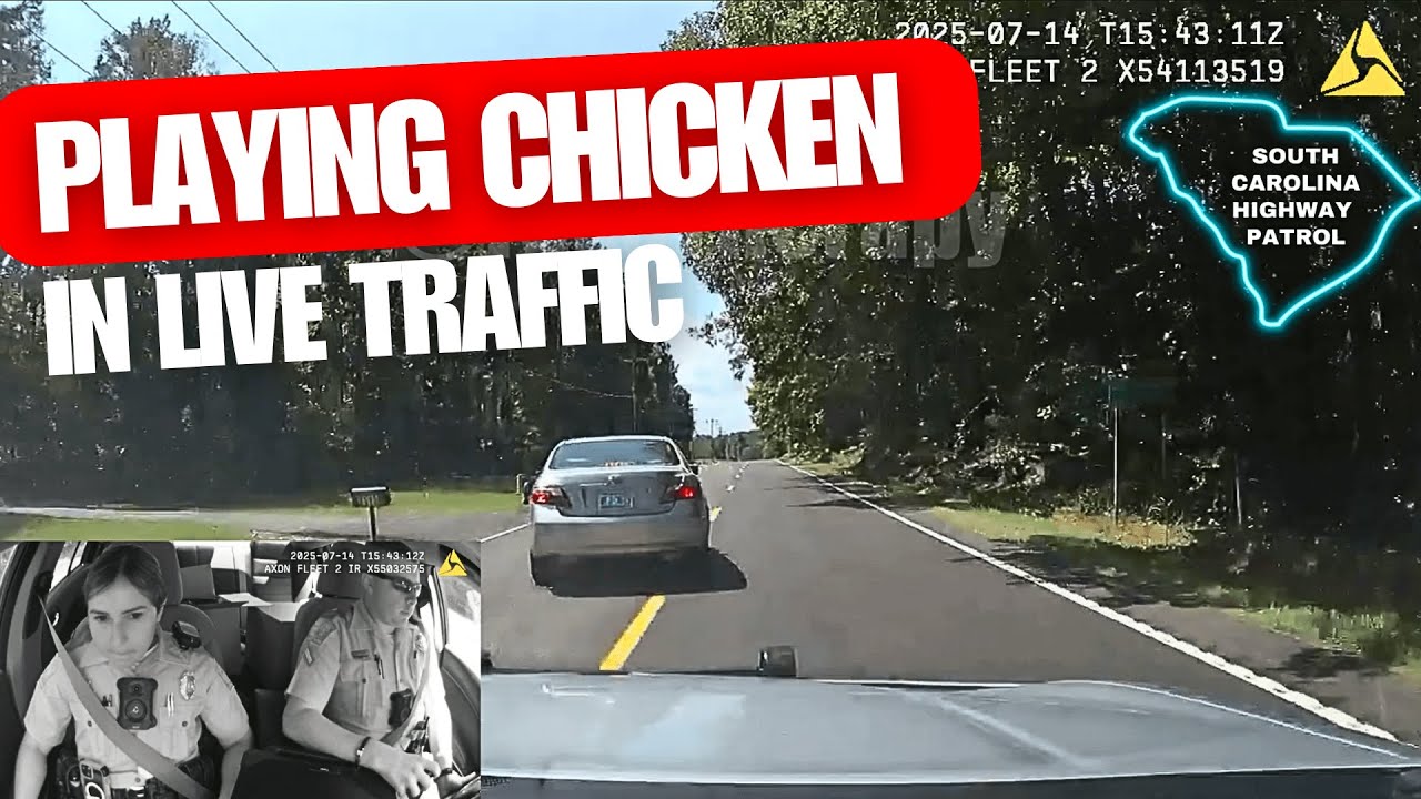 Stolen Toyota Camry Plays Chicken with Traffic - South Carolina Highway Patrol