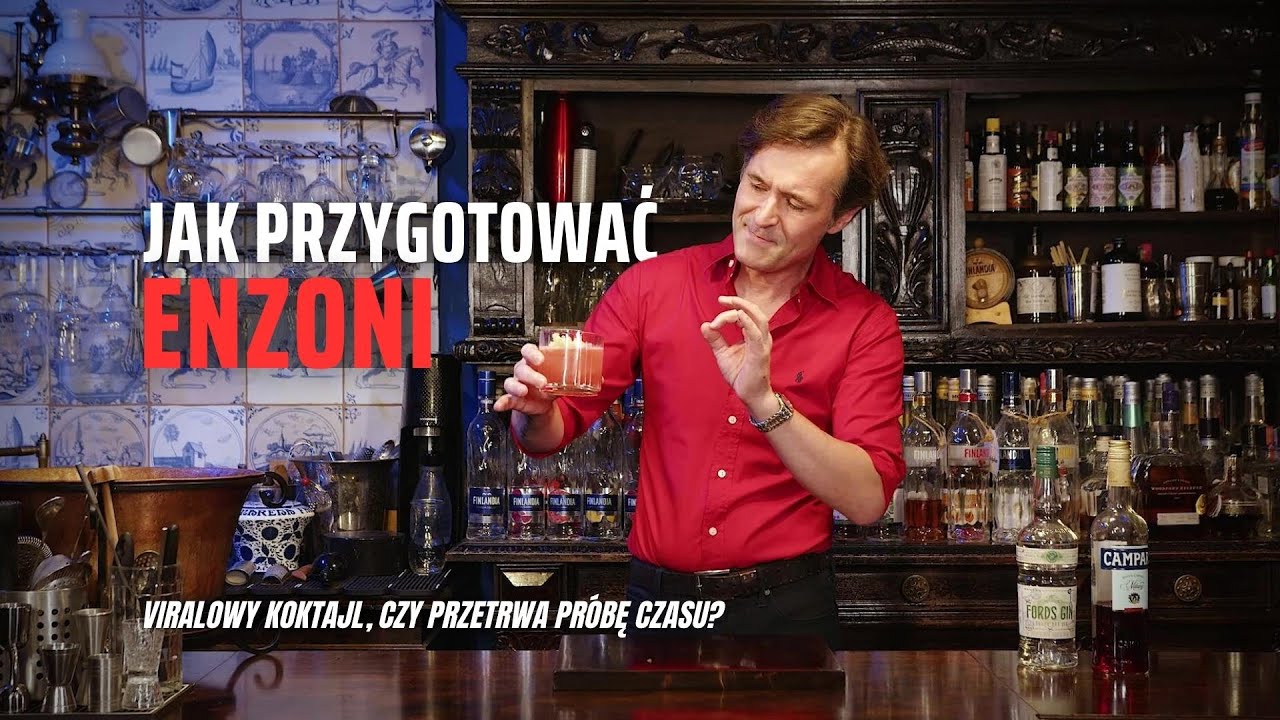 Enzoni - koktajl z winogron, Campari i ginu, kt&oacute;ry podbija internet | Drinki z ginem &ndash; mojbar.pl