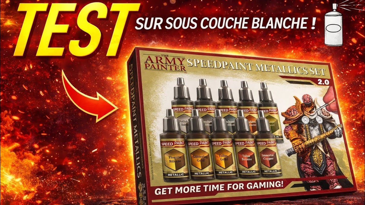 Test speed paint métallique Army Painter 2.0