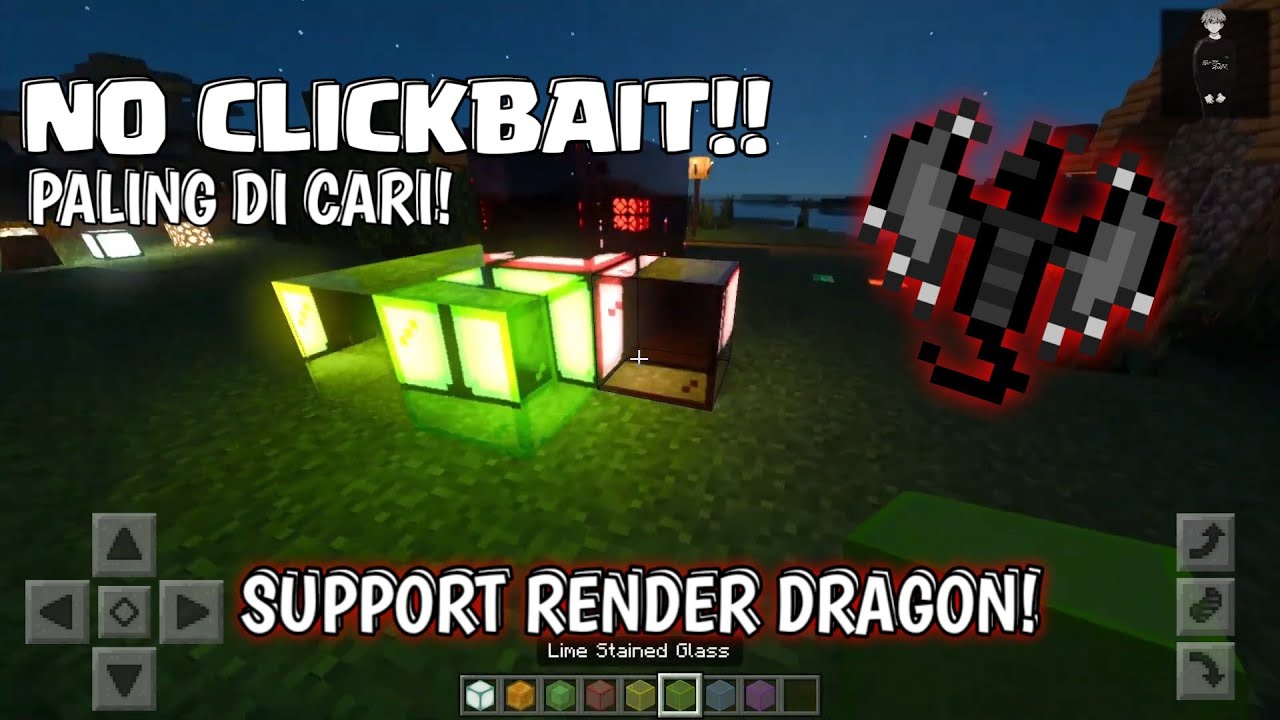 SHADERS RTX YANG ADA DI MINECRAFT PE SUPPORT RENDER DRAGON eps19 - NO CLICKBAIT!