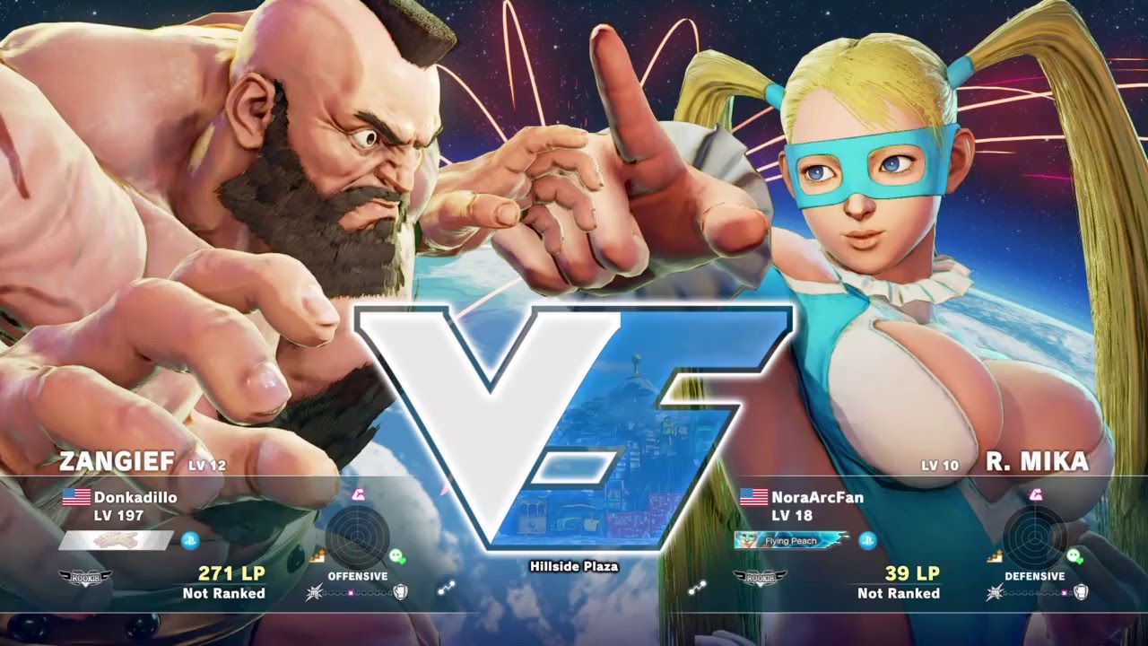 STREET FIGHTER V Donkadillo (Zangief) vs. NoraArcFan (Me) 2/18/16