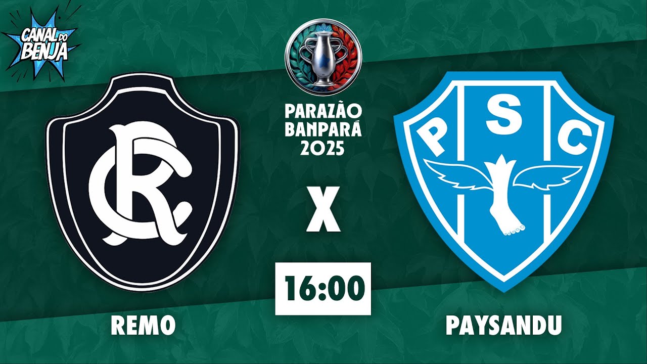 AO VIVO E COM IMAGENS: REMO X PAYSANDU | 7ª RODADA | PARAZÃO 2025