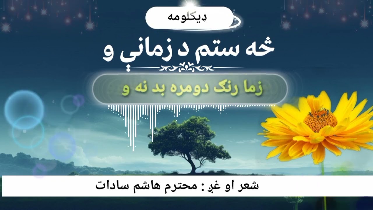 ډيکلومه/ شعر او غږ محترم هاشم سادات صیب