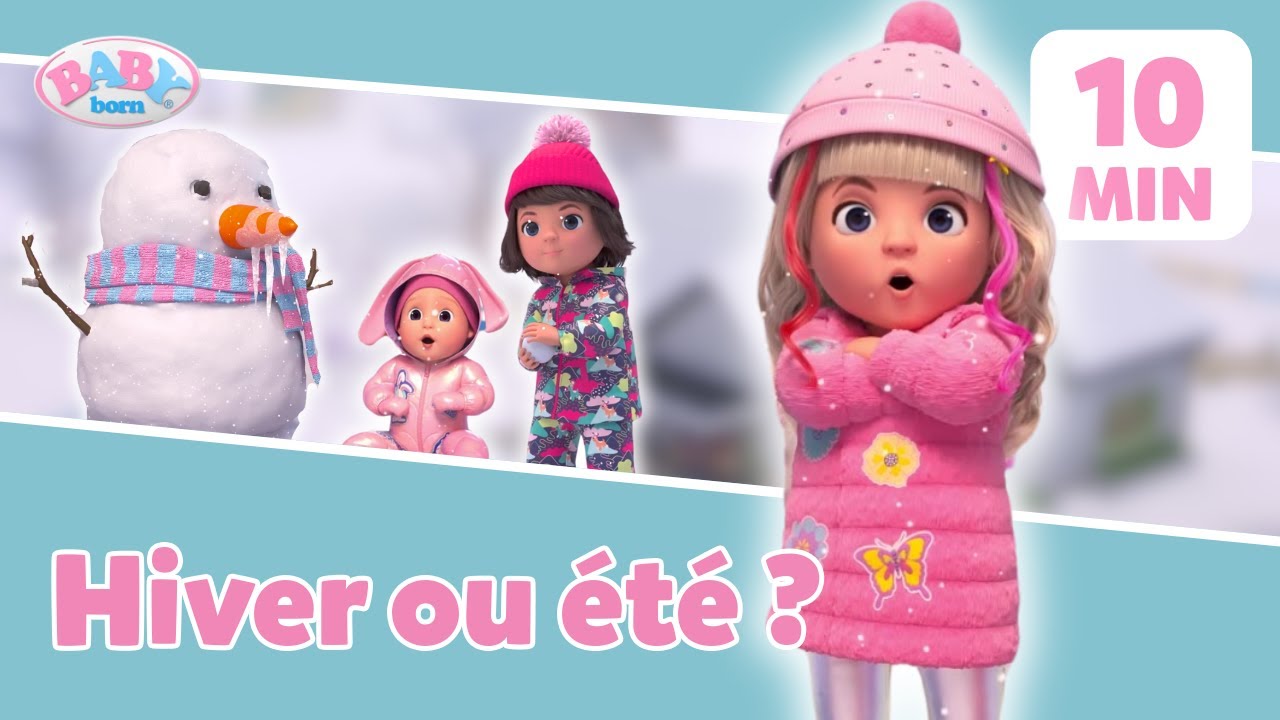 Hiver ❄️ ou été ☀️ ? | BABY Born dessin animé