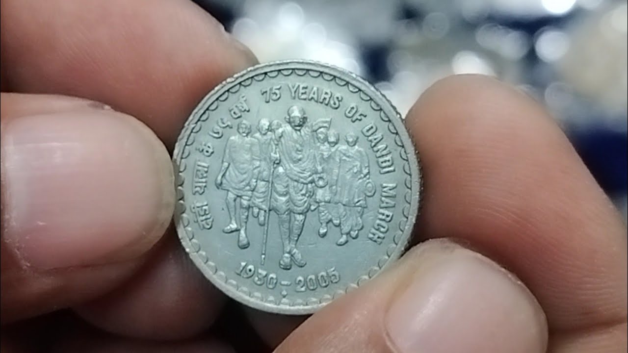 5 rupee Dandi March circulation strike coin value 🥳🥳🥳#9835962167