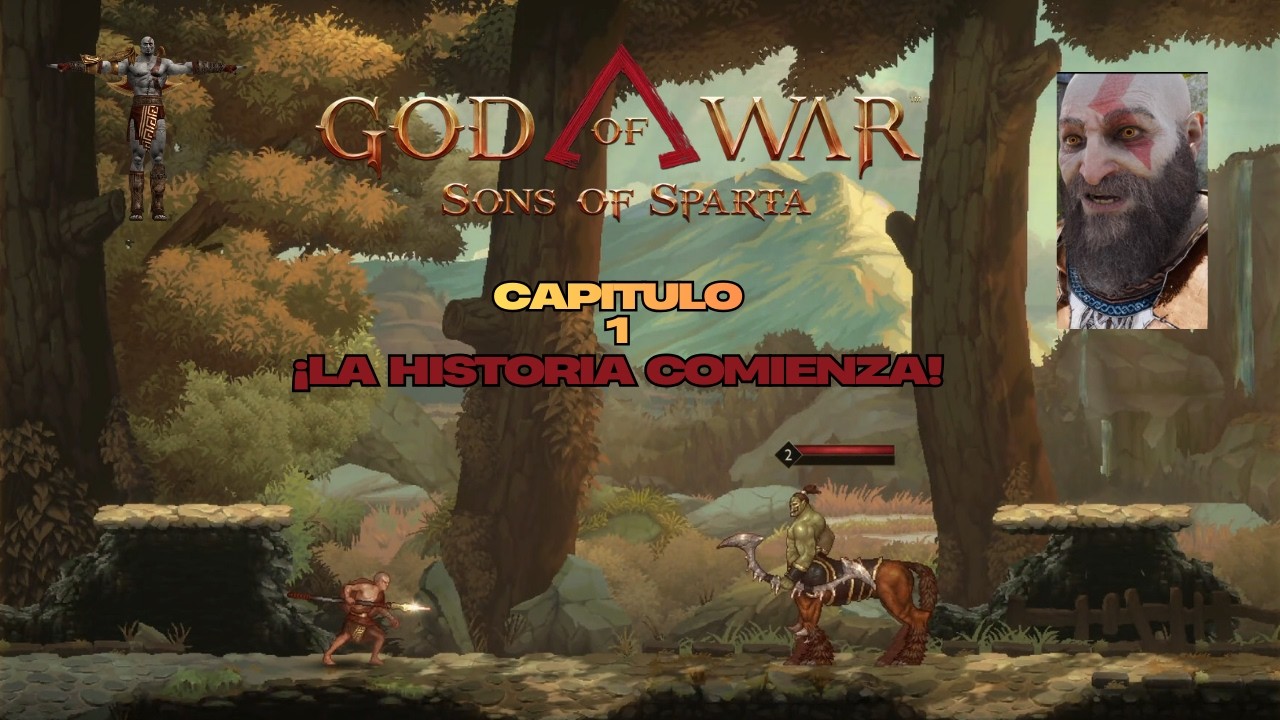 Nuevo God of War 2D Sons of Sparta en Español - Primeros Pasos y Combate Brutal - Capitulo 1