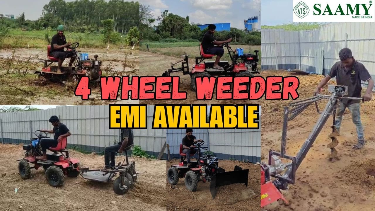 VIS T - 2700 4 wheel weeder 9HP Diesel With Self start