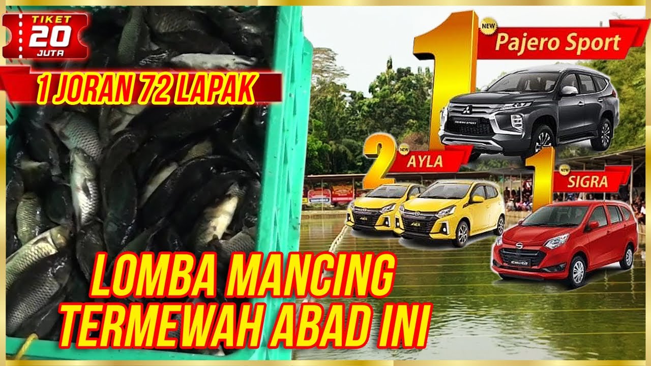 LOMBA MANCING IKAN MAS TERMEWAH DI 2024 BERSAMA KARENGKANG !!!