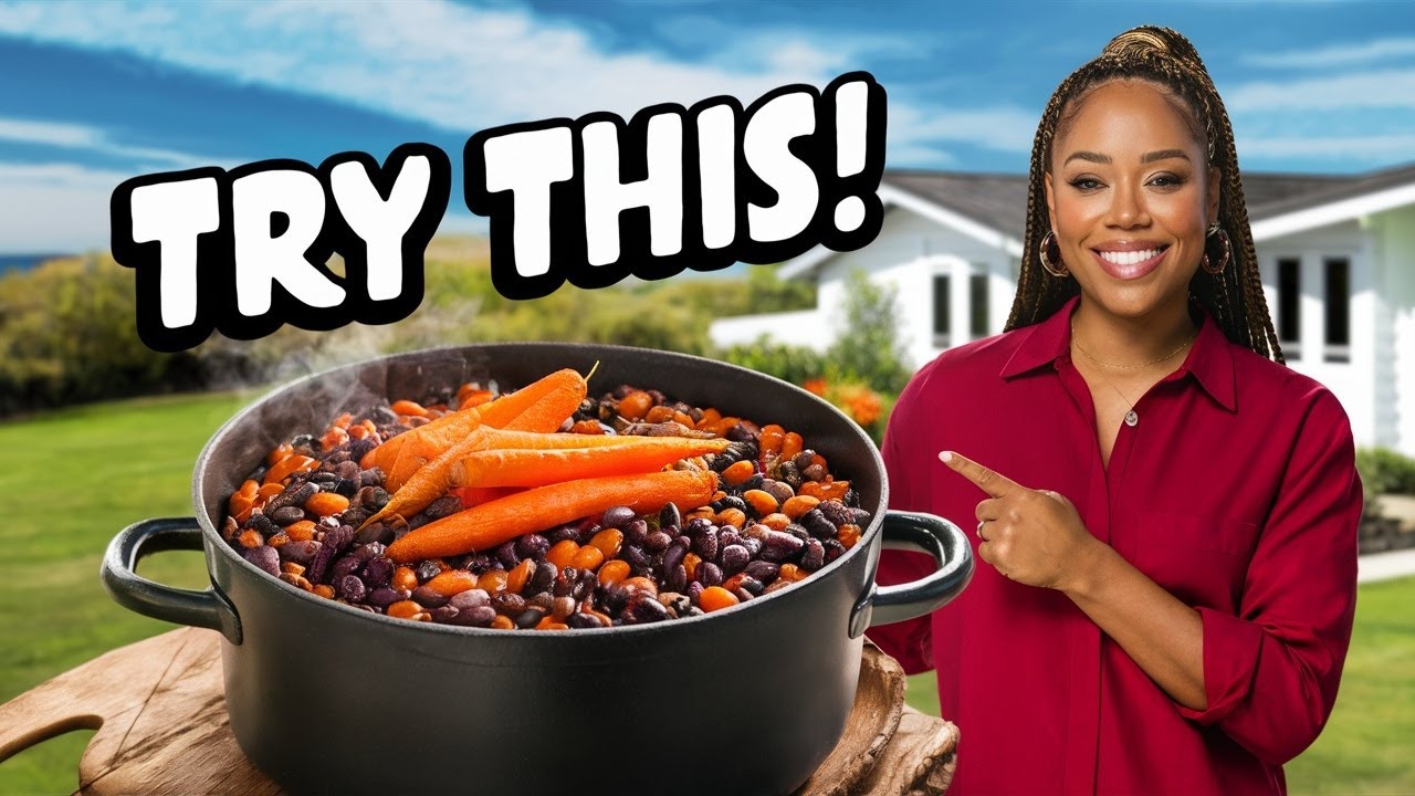 DELICIOUS Njahi Black Beans Mixed with Meat and Carrots Recipe