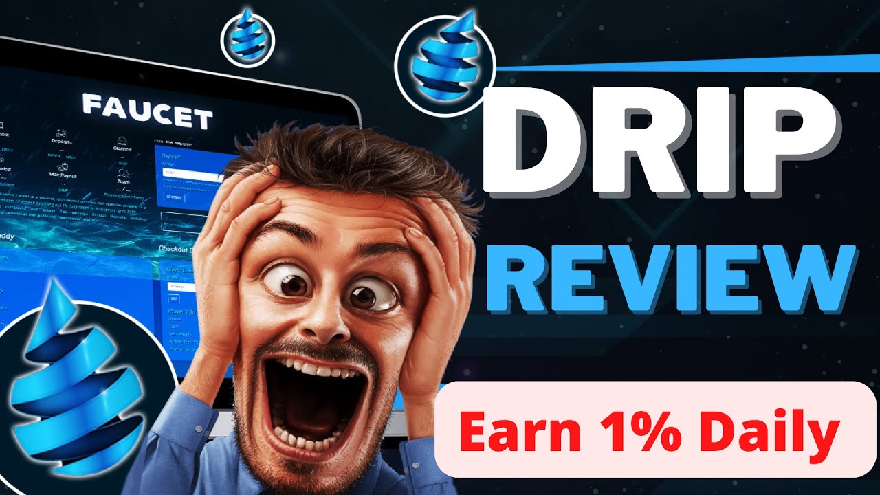 DRIP  Community Network Review - 💰🔥Earn 1% Daily (365%) Low Risk, High Reward