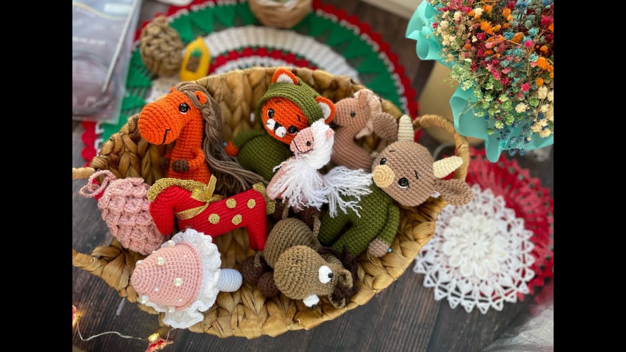 Влог/ Готовые работы и процессы #crochet #amigurumi #игрушки #knitting #влог