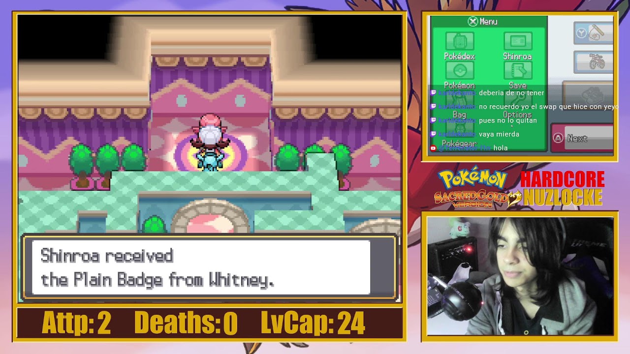 Por fin me cansé del radical red | Pokémon Sacred Gold HARDCORE NUZLOCKE (Día 1)