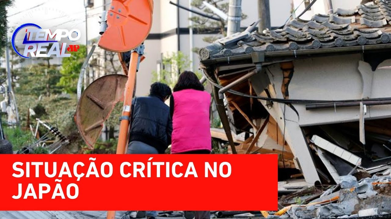 Jap&atilde;o: terremoto de magnitude 7,6 atinge pa&iacute;s e governo emite alerta de tsunami | TEMPO REAL
