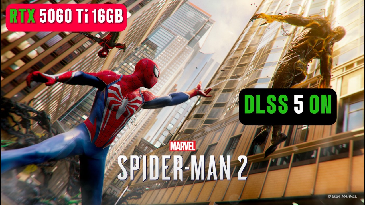 Testing DLSS 5 In Spider-Man 2 | DLSS 5 MOD & RTX 5060 Ti 16GB Marvel's Spider-Man 2