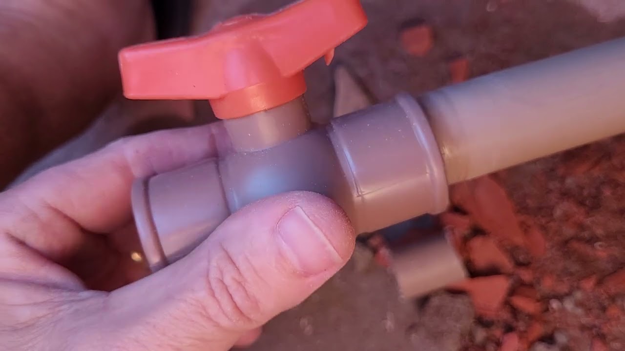 Como colocar registro no cano de água