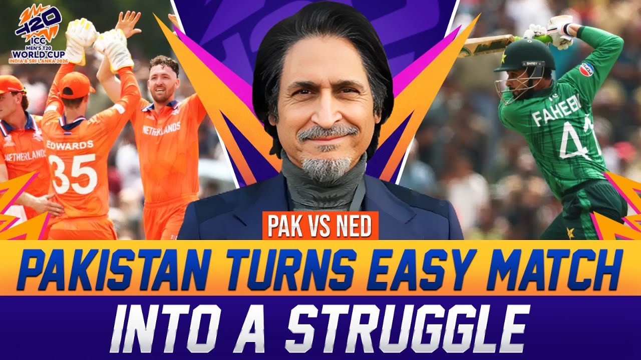 Pakistan Turns Easy Match Into a Struggle! | PAK vs NED | T20i WC 2026 | Ramiz Speaks