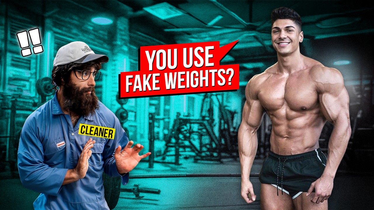 ELITE Powerlifter ANATOLY Use 32kg Mop in a GYM  Pretended to be a CLEANER #11
