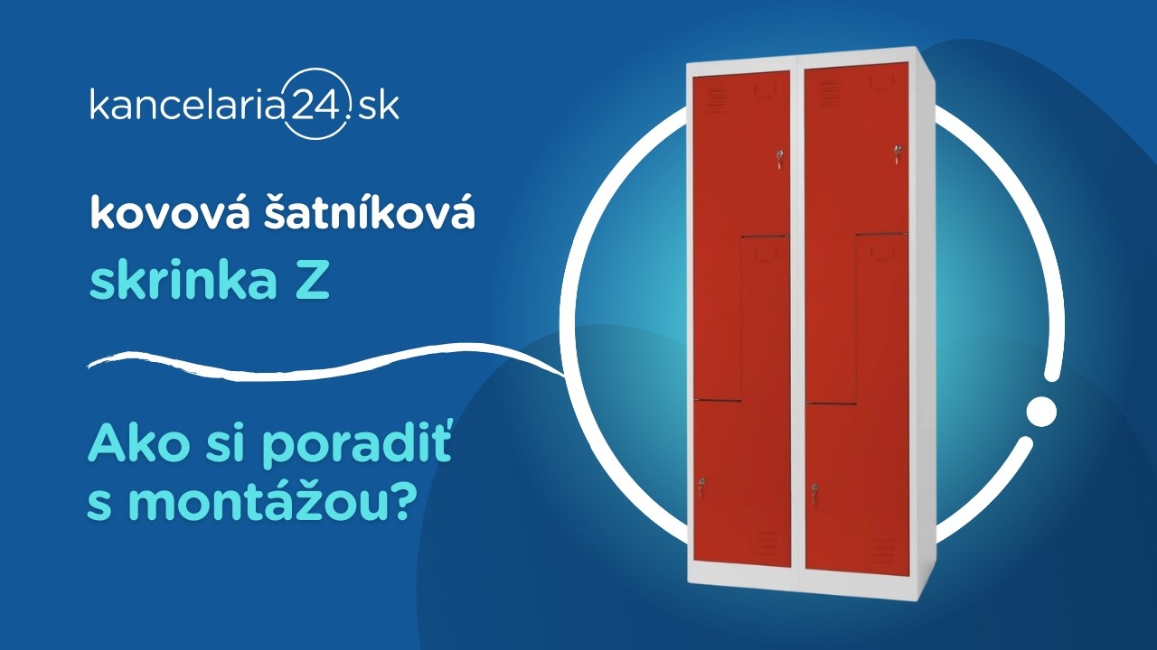 kancelaria24.sk | Kovová šatníková skrinka Z: Ako si poradiť s montážou?
