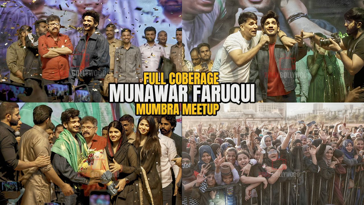 UNCUT - Munawar Faruqui CRAZY Fan Meetup in Mumbra | FULL COVERAGE | Crowd Gone CRAZY
