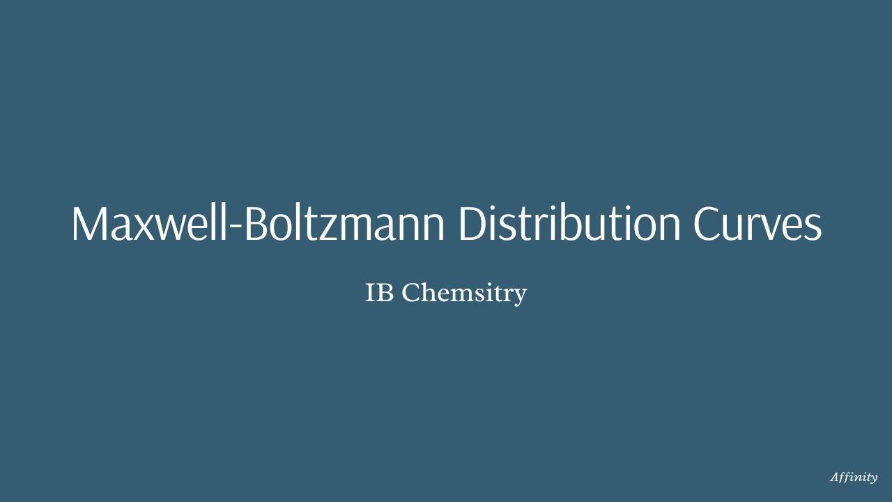 Maxwell Boltzmann Distribution Curves | IB Chemistry