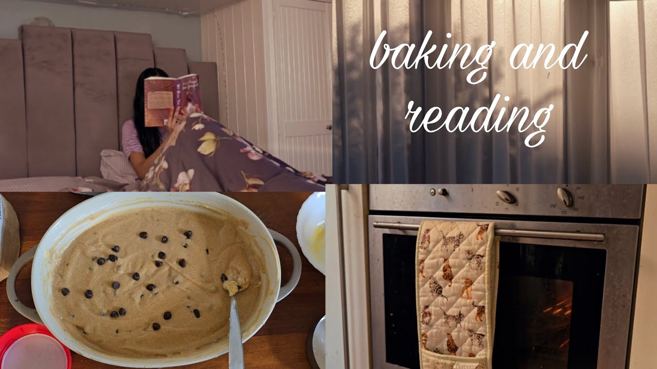 cozy autumn vlog | coffee cake, reading and painting nails