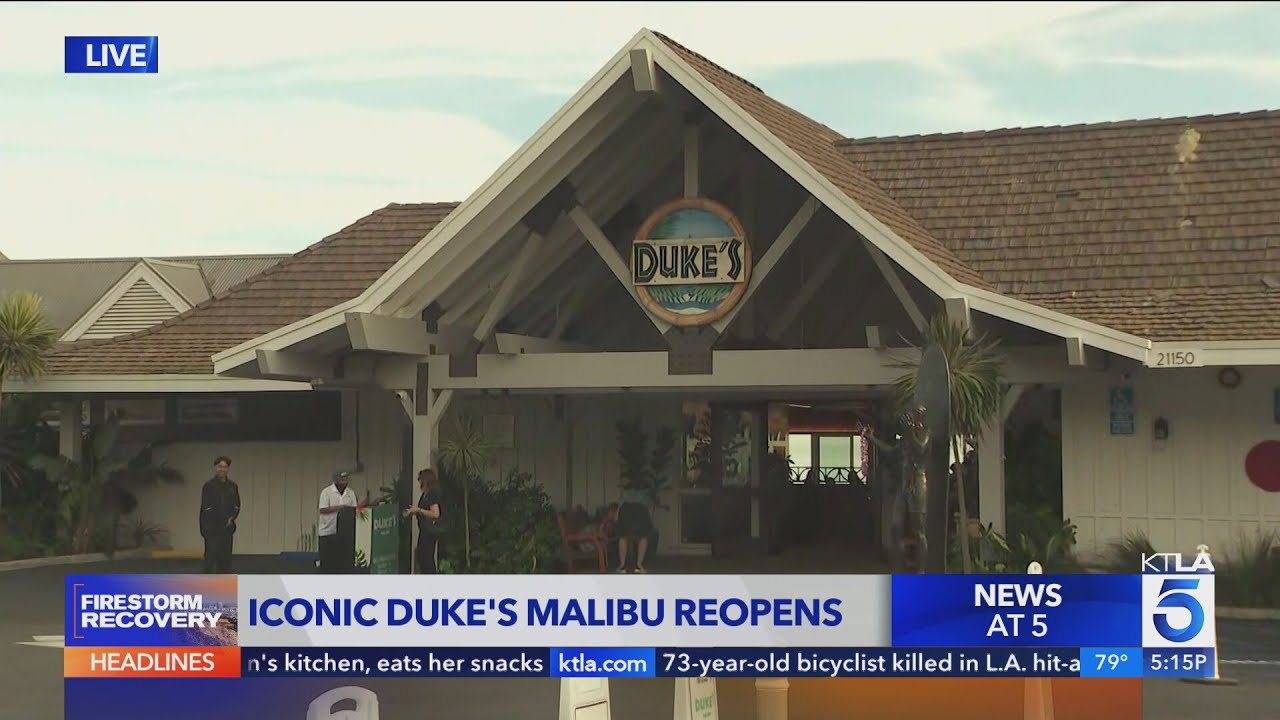 Iconic Malibu restaurant reopening after Palisades Fire