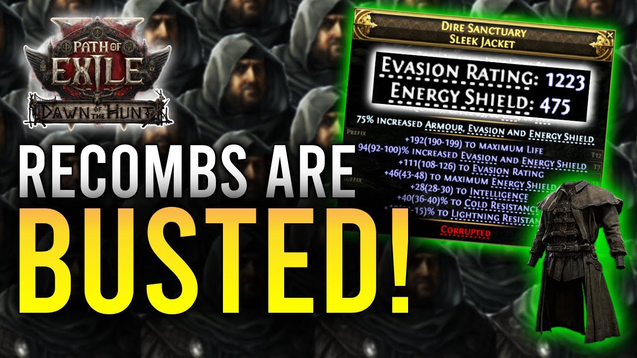 How I Crafted My BROKEN Endgame Gear in HCSSF with Recombinators! (PoE2)