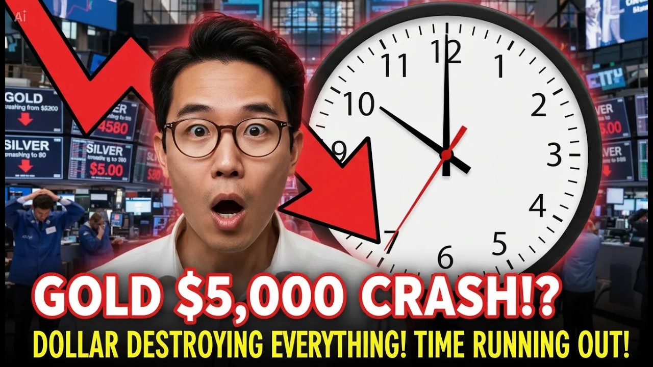 Золото по 5000 долларов: СРОЧНО: Доллар уничтожает всё | Объяснение обвала серебра до 80 долларов...