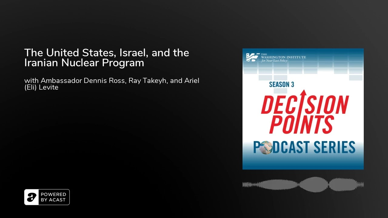 Decision Points S3 E1: The United States, Israel, and the Iranian Nuclear Program