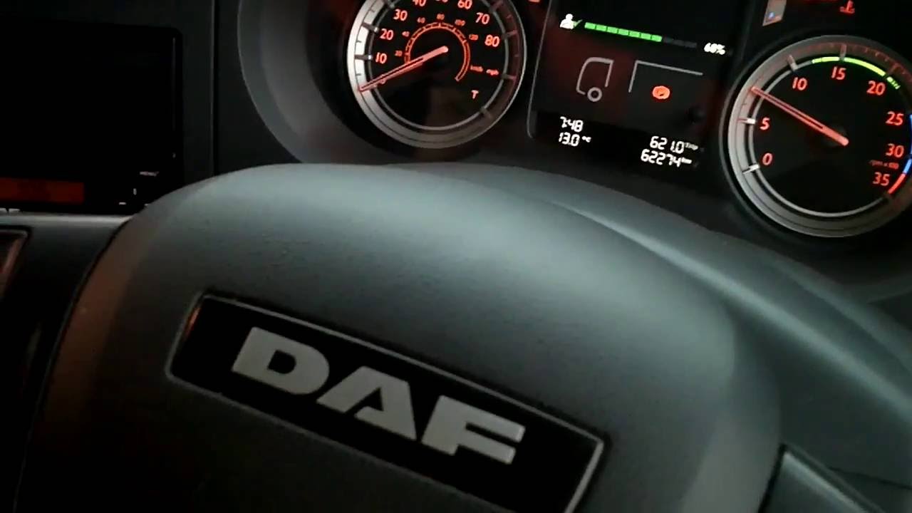 DAF LF 220 EURO 6 z 2015 - szybkie obejscie i kilka slow po 12h pracy w nim