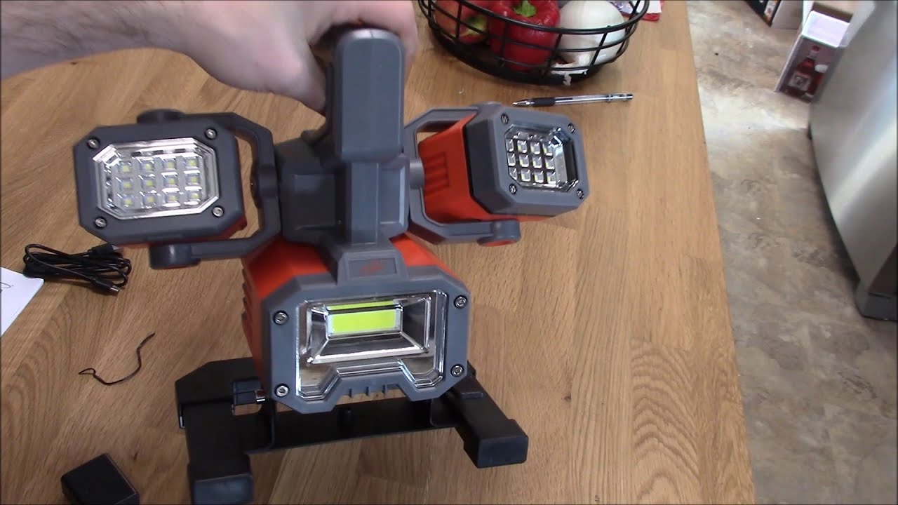 Test & Review of eP360 Rechargeable LED Worklight & Spotlight Costco Item 1600215 ePOWER360