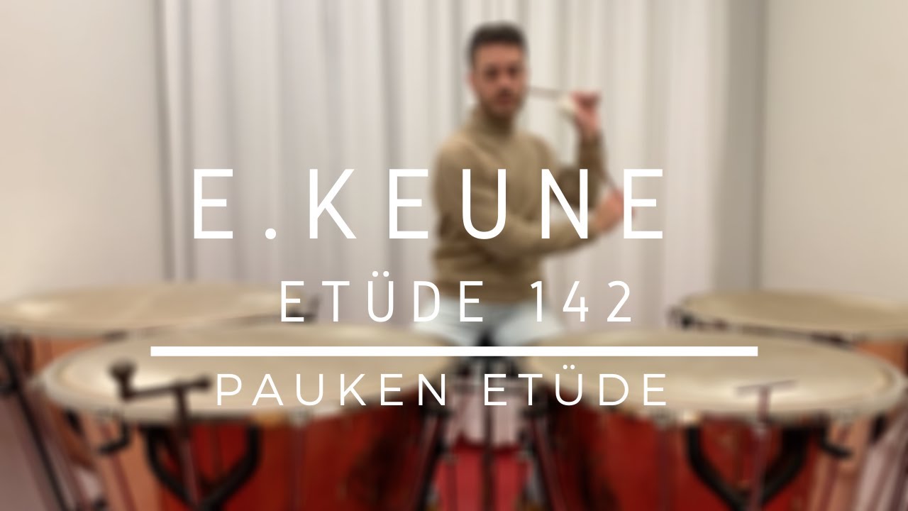E. Keune - Pauken Etüde nº 142