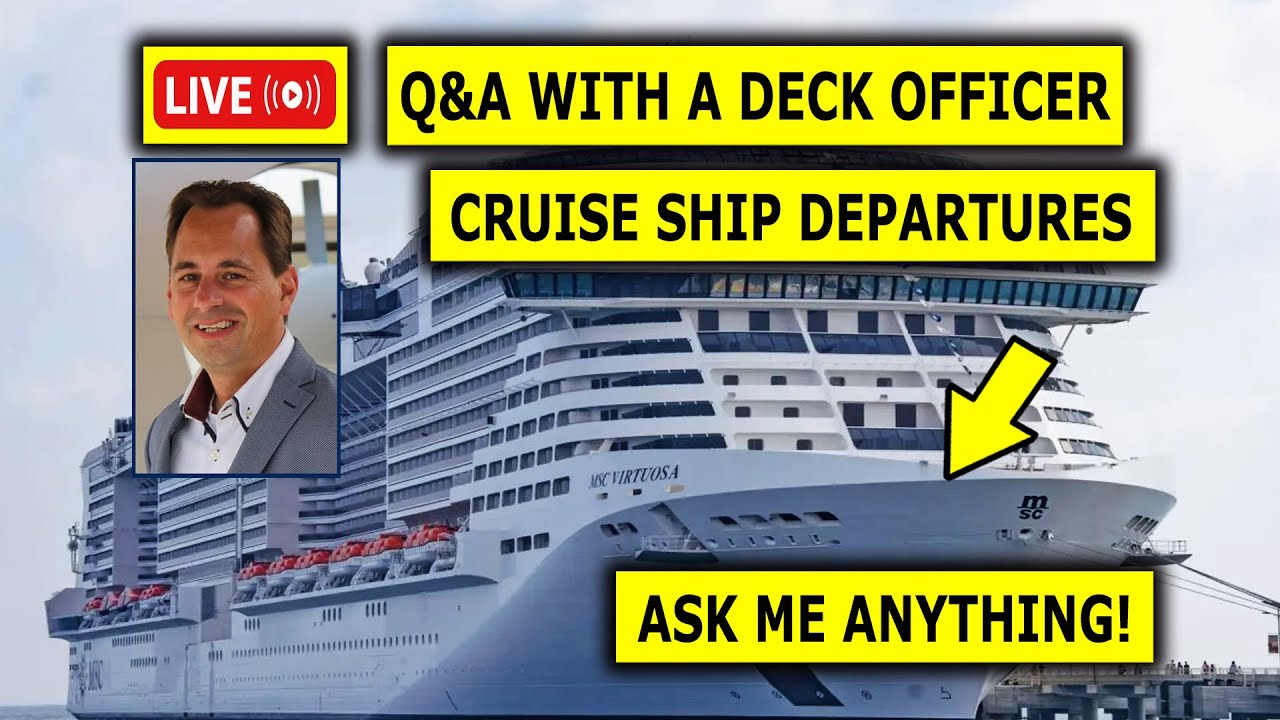 🔴 LIVE Q&A With A Cruise Ship Deck Officer | Ask Me Anything | MSC Virtuosa & Independence Of Seas