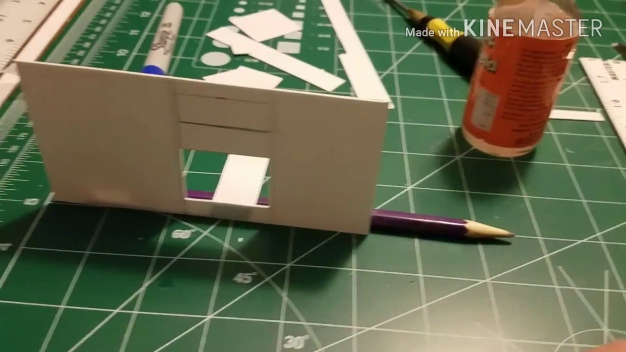 making a trailer with styrene, part 1