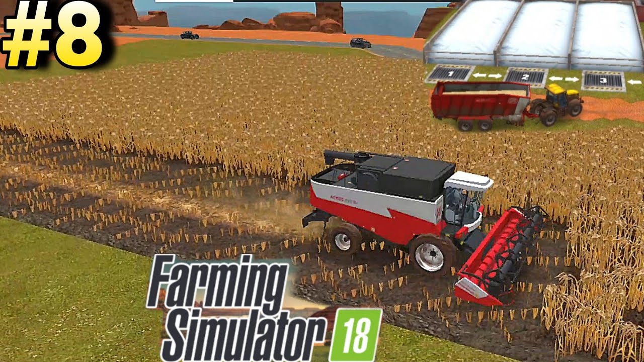 Colhendo TRIGO e Fazendo Silagem de palha! FS 18