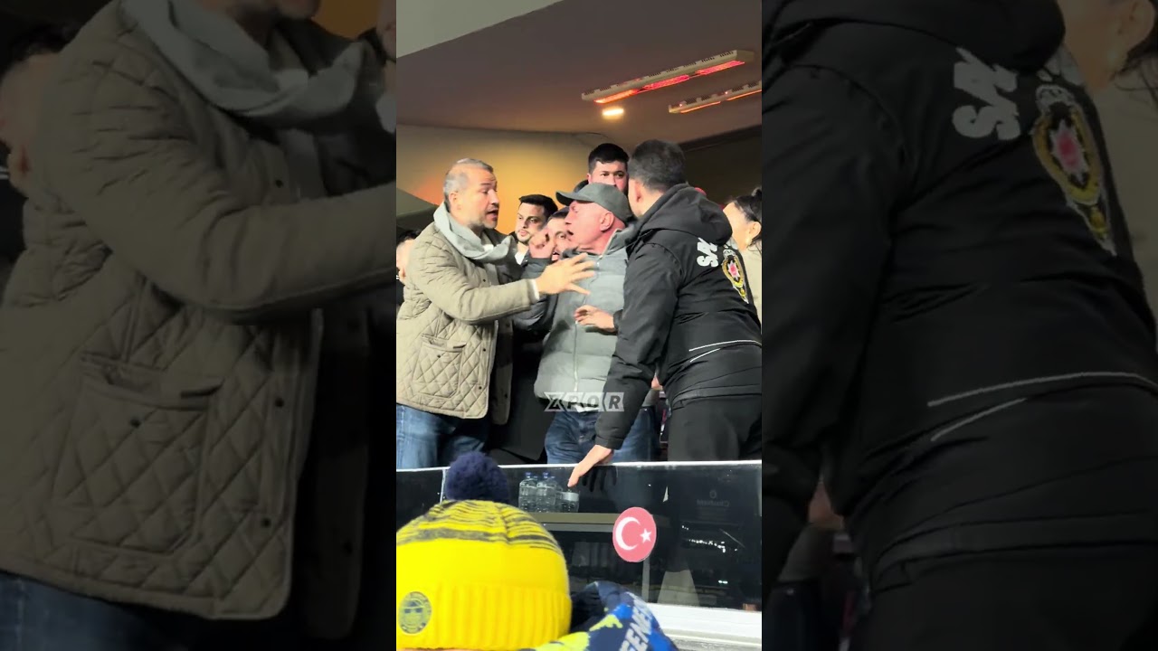 🚨 Samsunspor Başkanı Yüksel Yıldırım ile Fenerbahçe taraftarı arasında gerginlik  yaşandı.