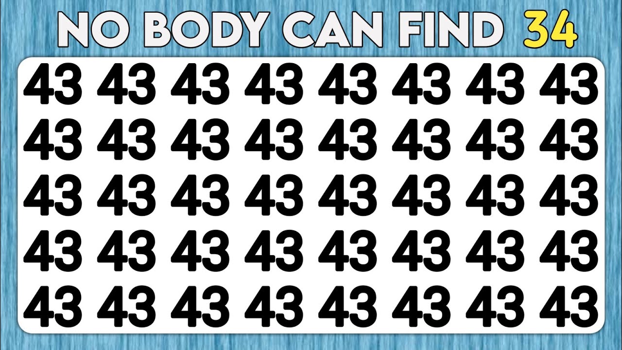 Проверьте зрение — проверка способности различать цифры и буквы | Развитие наблюдательности