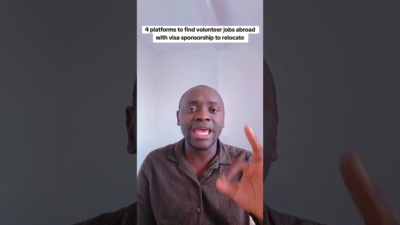 4 platforms to find volunteer jobs abroad with visa sponsorship to relocate