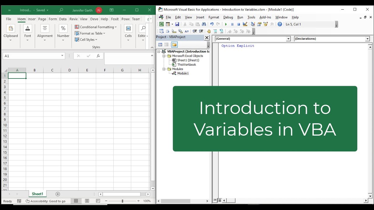Introduction to Variables