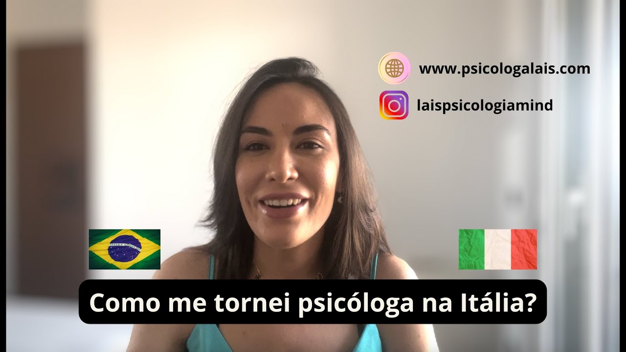 Como me tornei psicóloga na Itália?