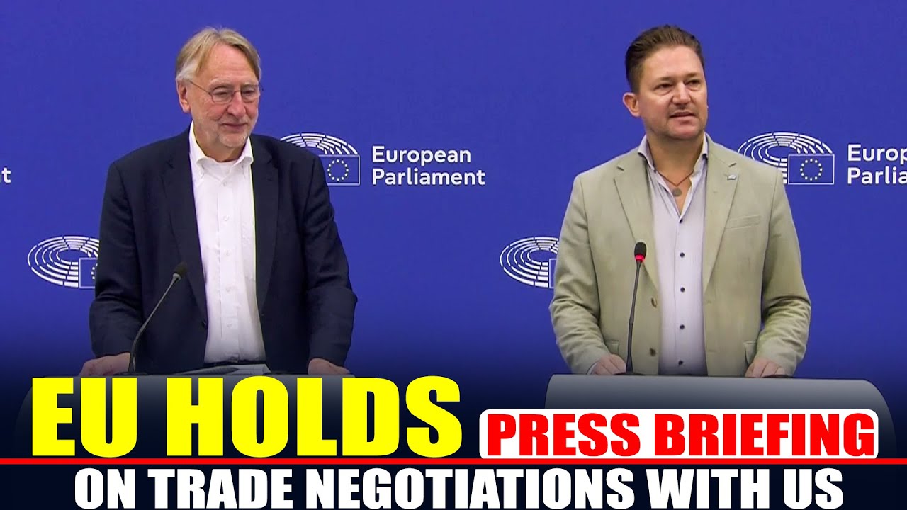 Press Briefing by Chair of International Trade Committee Bernd Lange on EU-US trade negotiations