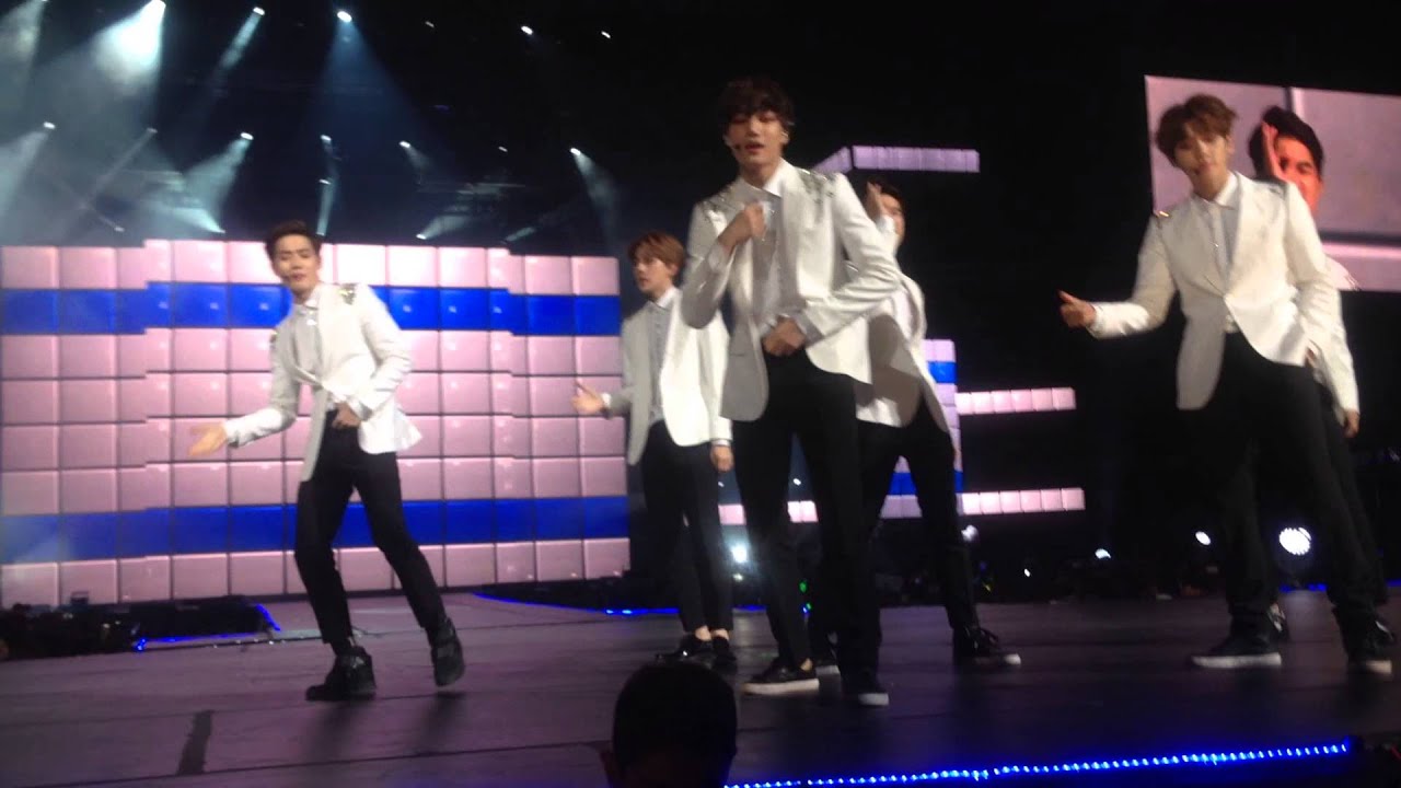 141030 Music Bank in Mexico. EXO-K Growl 으르렁 (Encore)
