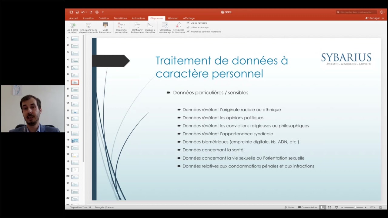 Le RGPD, Règlement Général sur la Protection des Données