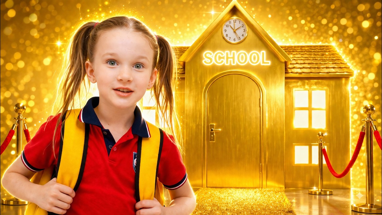 Magic Golden School Adventure! ✨ Kids Learn What Really Matters