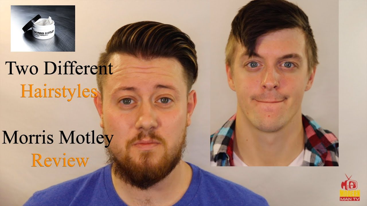 Mens Hair: 2 different Hairstyles ★ Morris Motley Product Review