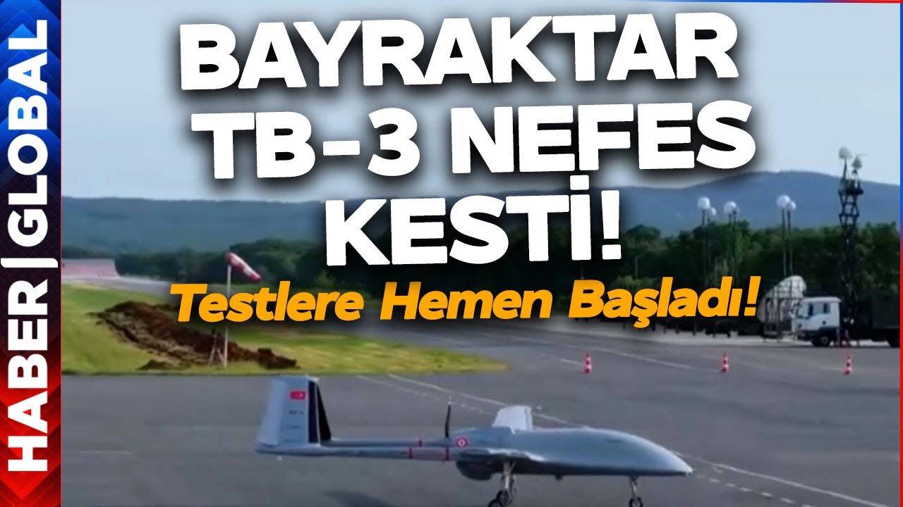 Bayraktar TB-3 TCG Anadolu Testine Başladı!